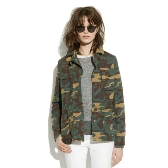 Madewell Outbound Utility Camo Jacket Womens Size small - Picture 3 of 16